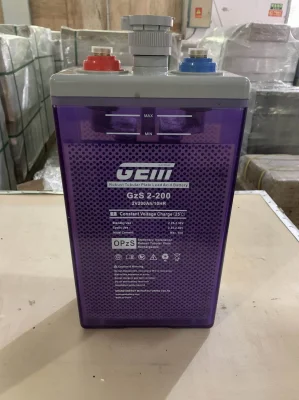 Batteria GEM I serie GzS Batterie ad acido libero, ventilate e ad umido di alta qualità OPzS 2V 1000Ah