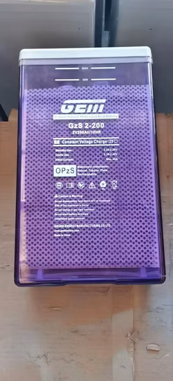Batteria GEM I serie GzS Batterie ad acido libero, ventilate e ad umido di alta qualità OPzS 2V 3000Ah